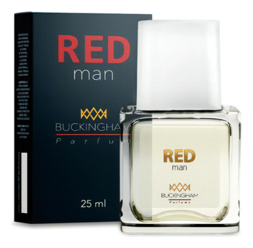 Perfume Red Man Masculino Buckingham Amadeirado Moderado Alta Qualidade E Fixação