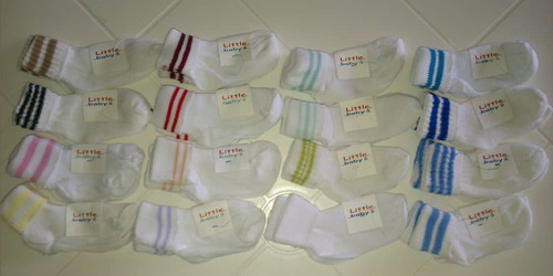 (kit 6 Pares) Medias De Bebe Baby Shower Ropita Regalo