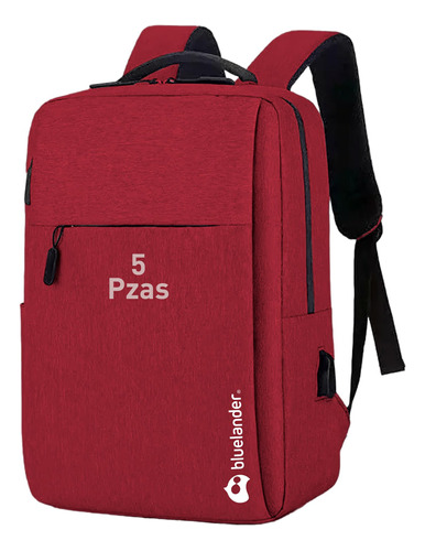 5 Mochilas Antirrobo Laptop Impermeable Con Puerto 