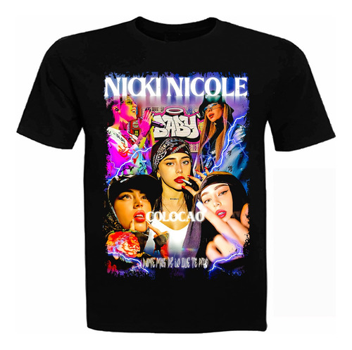 Polera Nicki Nicole, Exclusivas, 100% Algodón Blanca O Negro