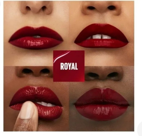 Imagen 2 de 3 de Labial Maybelline Superstay Vinyl Ink En Tono Royal