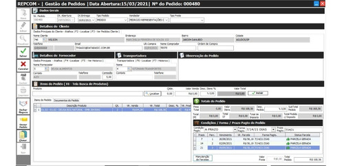 Imagem 9 de 9 de Repcom - Sistema P/ Representante Comercial Mensalidade