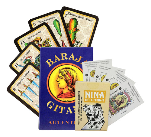 Aprender Baraja Gitana + Nina La Gitana + 2 Ebooks 4 Pack