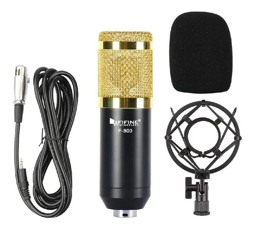 Microfono F800 Para Streaming Podcast Radio