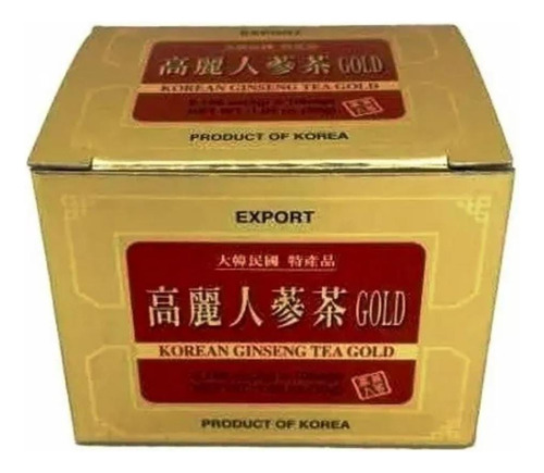 Té De Ginseng Gold ( 10 Unidades ) - Origen Corea.