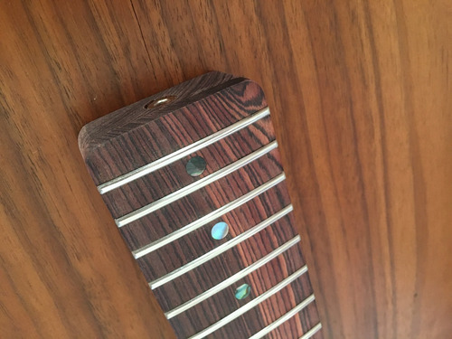 Imagem 5 de 7 de Braço Guitarra Modelo Tele Em Jacarandá Violeta