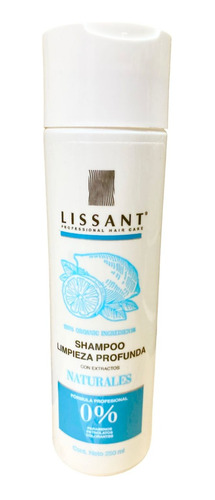 12 Shampoo Lissant Limpieza Profunda Sin Sal, Sin Parabenos