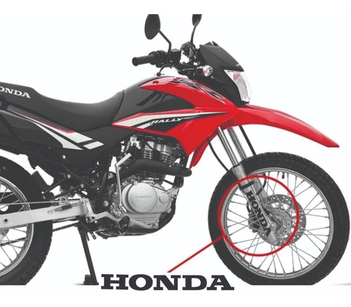Calco Vinilo Honda Para Horquilla Moto