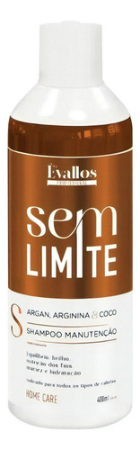 Évallos Profissional Shampoo Sem Limite 400ml