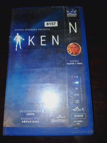 Taken,serie,episodio 9 Y 10 En Vhs Original S.spielberg!! (Usado)