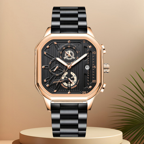 Relojes Luminosos De Cuarzo Inoxidable Ahuecados