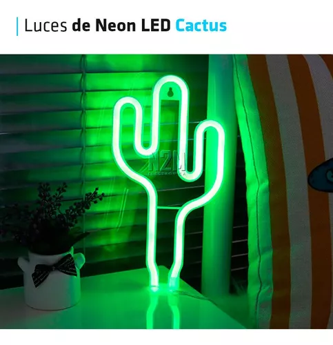 Luces De Neon Led Lampara Decorativa Rigida 4/6 Figuras Deco