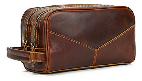 Bolso De Inodoro Para Hombres O Mujeres, Cuero De Kfh7c