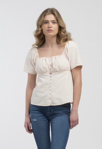 Blusa Mujer Lisa Naranjo Levis A1882-0003