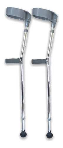 Baston Canadience Ortopedico Muleta Par Aluminio Estable X2 