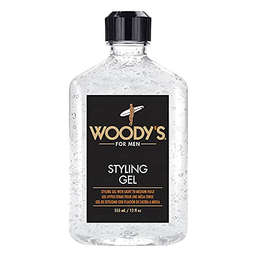 Gel De Peinado Woody's Para Hombre, Fijación Ligera A Media,