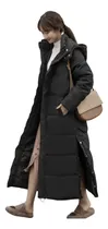 Comprar Campera Larga Abrigo Mujer Con Capucha Art 805