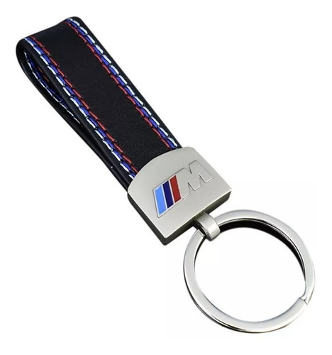 Chaveiro Bmw M Mortorsport Couro Importado Automotivo Brinde