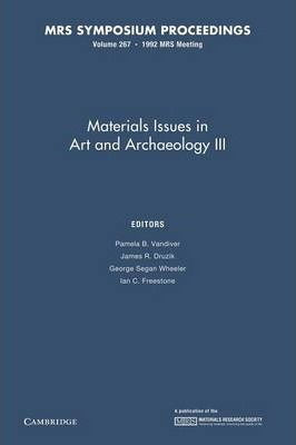 Libro Materials Issues In Art And Archaeology Iii: Volume...