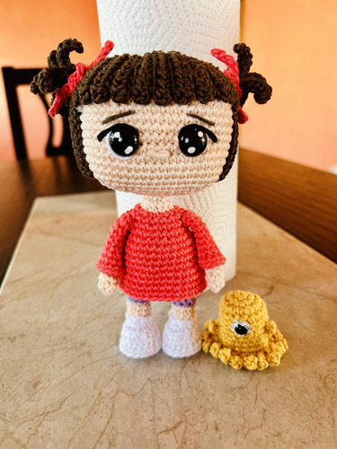 Muñequita Boo Tejida A Crochet ( Monster Inc)