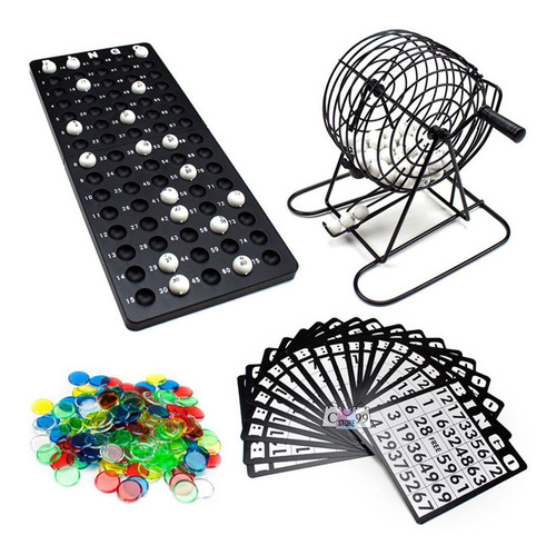 Bingo Familiar Juego Para La Familia Con Balotera Juego Mesa