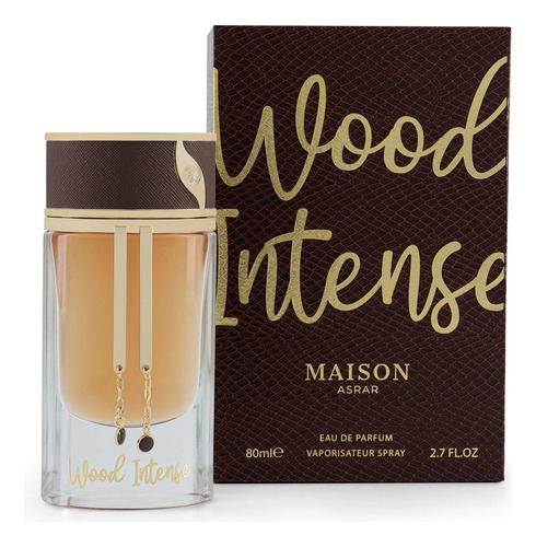 Maison Asrar Wood Intense Eau De Parfum 80ml Unisex Volumen De La Unidad 80 Ml