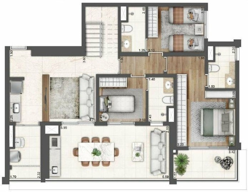 Imagem 23 de 26 de Apartamento À Venda No Bairro Ipiranga - São Paulo/sp - 109000040