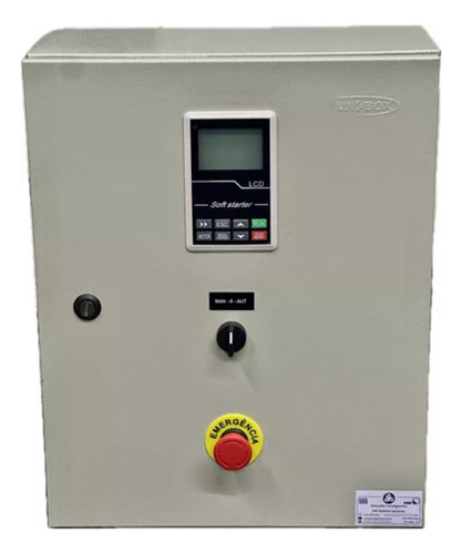 Painel Partida Motor C/ihm Remota 5cv 220v 15a Soft Starter