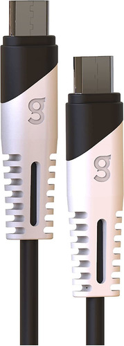 Gowin Cable Micro Usb A Tipo C 1 Metro Uso Rudo (negro)