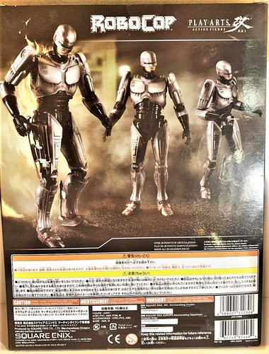 Figura Robocop Clasico 1987 Play Arts Kai Square Enix 22.8cm (Usado)