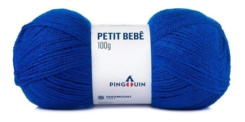 Lã Petit Bebê Pingouin 100g - Tricô E Crochê Cor 2580 - ROYAL LIGHT