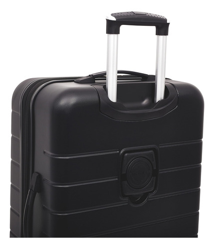 Set De Equipaje Wrangler Smart Black Con Portavasos, Puerto