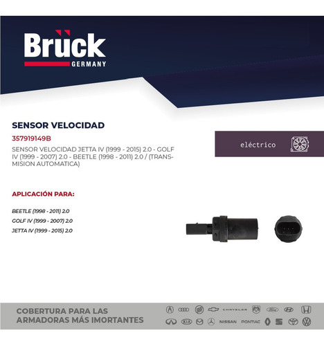 Sensor Velocidad Beetle 2001 1.8 20v 357919149b