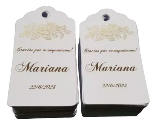 Tags Etiquetas Personalizadas Souvenirs X 10