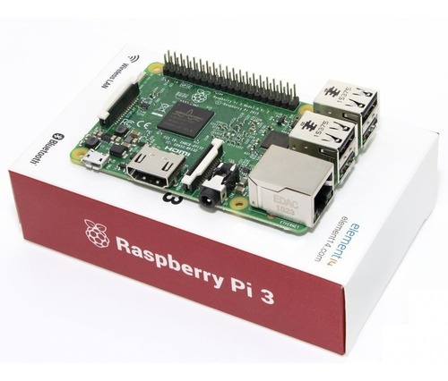 Kit Raspberry Pi 3 + Dis + Fan + Fuente 2.5a + Gabinete Orig