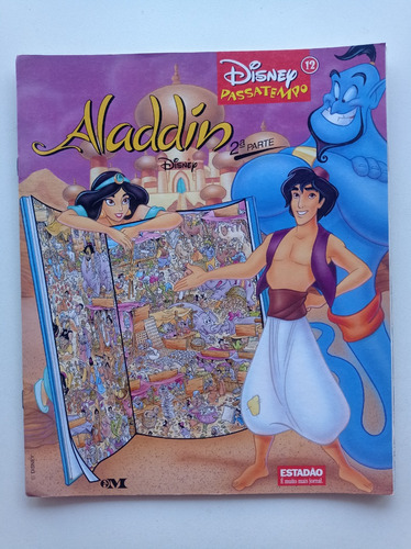 Revista Disney Passatempos Nº 12 - Aladdin - 1998