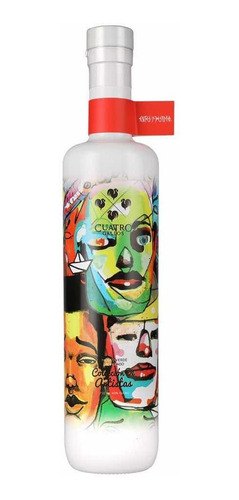 Pisco Peruano 4gallos Coleccion Artistas En 4 Cepas De 750ml