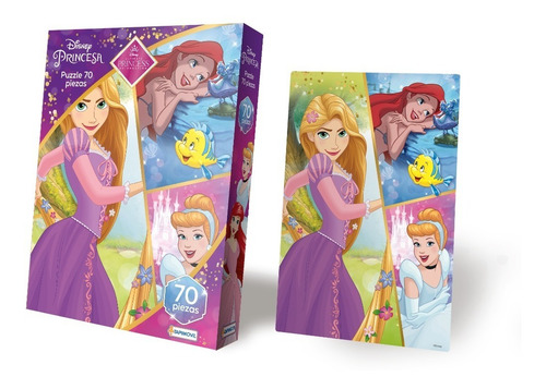 Imagen 1 de 2 de Puzzle 70 Piezas Frozen Rompecabezas Juego De Mesa