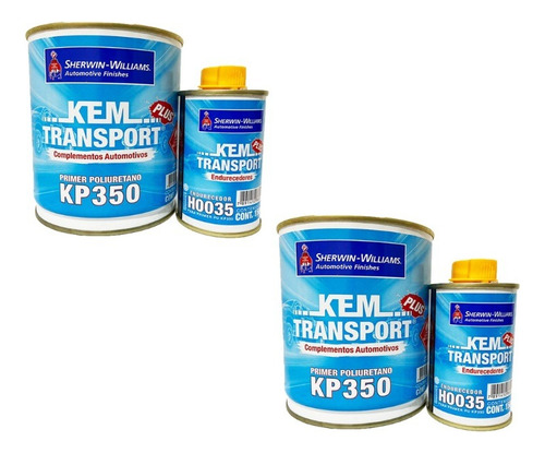 Fundo Primer Pu Automotivo Kp 350 900 Ml - 2 X