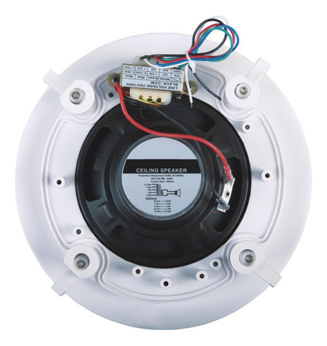 Altavoz De Techo 8 1.87w - 15w 70/100v, Epcom, Ep-208bc Blanco