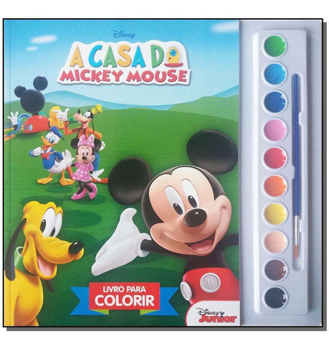 Disney - Aquarela - Casa Do Mickey Mouse -nv