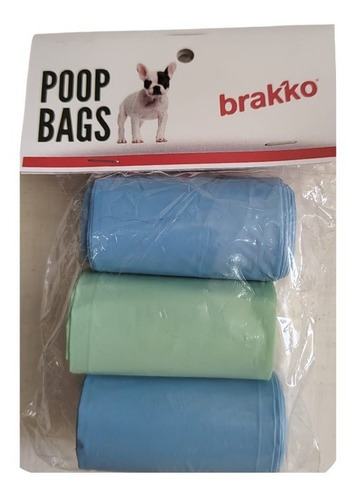 Imagen 4 de 8 de Bolsas Recolectoras Para Mascotas Brakko Poop Bags X 3
