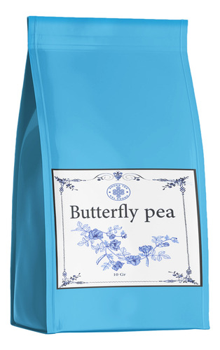 Butterfly flor guisante de mariposa te color azul