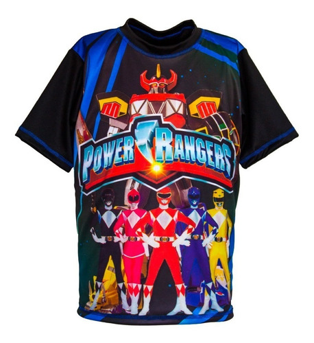 Franela Para Niños De Los Power Rangers