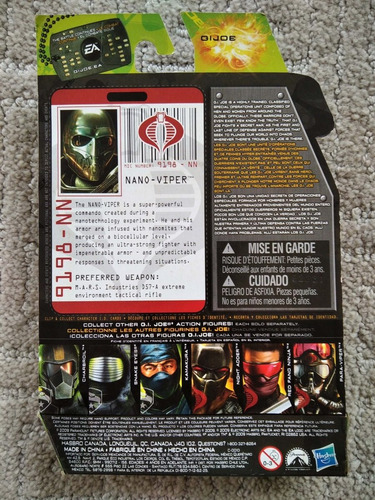 Gi Joe Rise Of Cobra Nano Viper Comando Cobra (Usado)