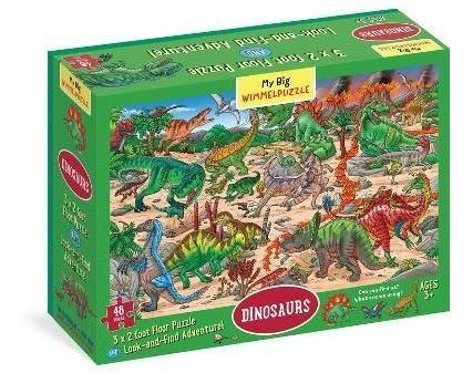 Libro My Big Wimmelpuzzle--dinosaurs Floor Puzzle, 48-pie...