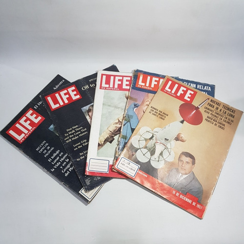 Antiguas Revistas Life Hombre En La Luna 1965 Lote Mag 60361