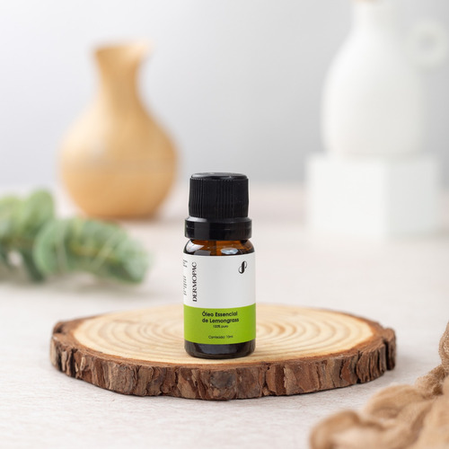 Óleo Essencial Lemongrass Capim Limão 100% Puro Dermopac Fragrância Capim-limão