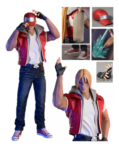 Action Figure The King Of Fighters Iori Boneco Terry Kyo Mai