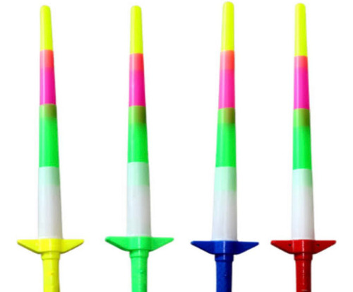 Espada Led Retráctil Niños Fiesta Cumpleaños Mayoreo 13 Pz